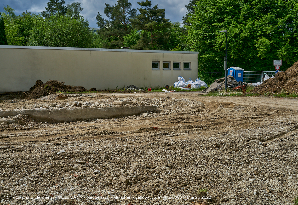 26.05.2022 - Baustelle am Haus für Kinder in Neuperlach